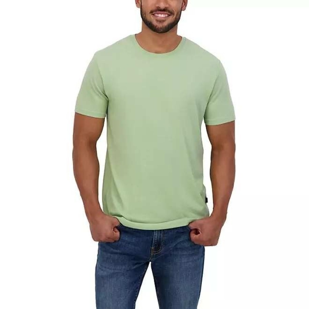 Men's Green T-Shirt Short Sleeve Casual Everyday Tee‎ Size Lg / #6107